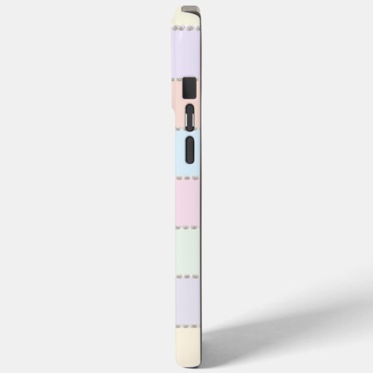 Modern elegant cute simple shiny  Case-Mate iPhone case (Achterkant / Links)