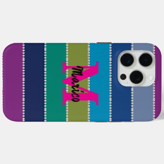 Modern elegant cute simple shiny  Case-Mate iPhone case (Achterkant (horizontaal))