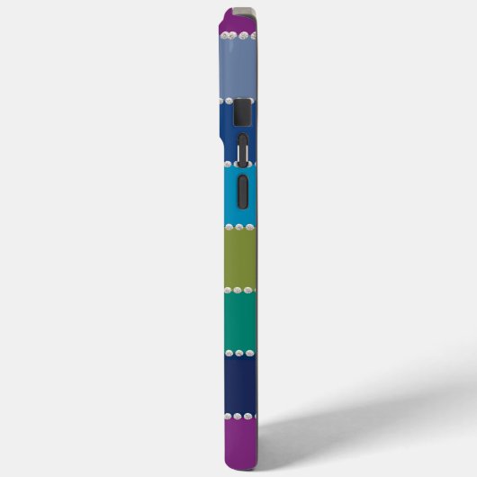 Modern elegant cute simple shiny Case-Mate iPhone case (Achterkant / Links)