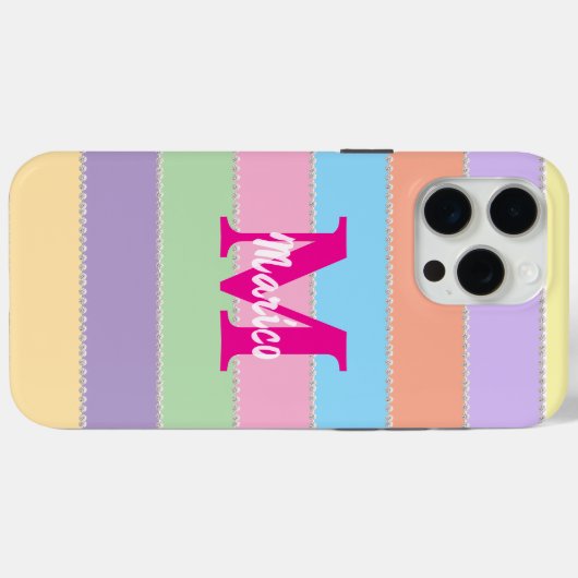 Modern elegant cute simple shiny  Case-Mate iPhone case (Achterkant (horizontaal))