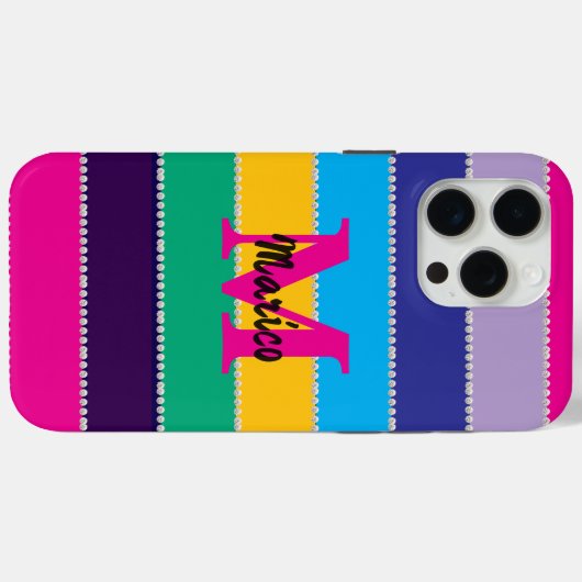 Modern elegant cute simple shiny Case-Mate iPhone case (Achterkant (horizontaal))