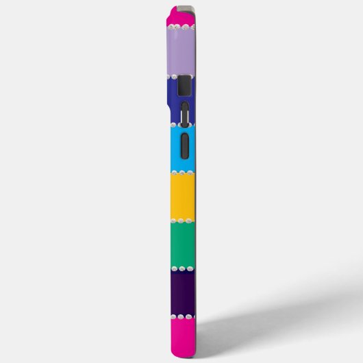 Modern elegant cute simple shiny  Case-Mate iPhone case (Achterkant / Links)