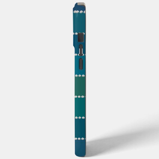 Modern elegant cute simple shiny Case-Mate iPhone case (Achterkant / Links)