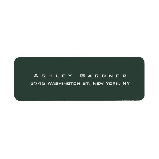 Modern Elegant Cute Unique Celtic Grayish Green Etiket (Voorkant)