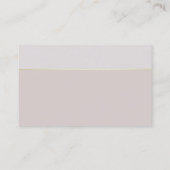 Modern elegant design Clean Plain Trendy Luxury Visitekaartje (Achterkant)