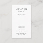 Modern elegant design Clean Plain Trendy Luxury Visitekaartje (Voorkant)