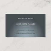 Modern elegant design in Professional Luxe Visitekaartje (Achterkant)