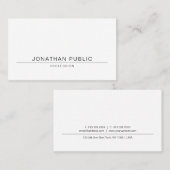 Modern elegant design, minimaal grafisch ontwerp visitekaartje (Voorkant / Achterkant)