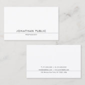 Modern elegant design, minimalistisch grafisch ont visitekaartje (Voorkant / Achterkant)