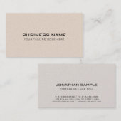 Modern Elegant Design Premium Parel Afwerking Luxe Visitekaartje (Voorkant / Achterkant)