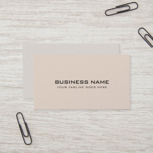 Modern Elegant Design Premium Parel Afwerking Luxe Visitekaartje (Voorkant / Achterkant in situ)