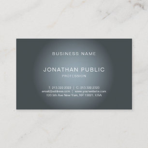 Modern elegant design Professional Trendy Plain Visitekaartje