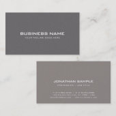 Modern Elegant Design VIP Pearl Finish Luxe Visitekaartje (Voorkant / Achterkant)