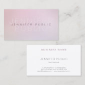 Modern elegant design voor kleuren in professionel visitekaartje (Voorkant / Achterkant)