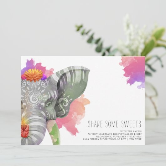 Modern Elegant Diwali Festival (Staand voorkant)