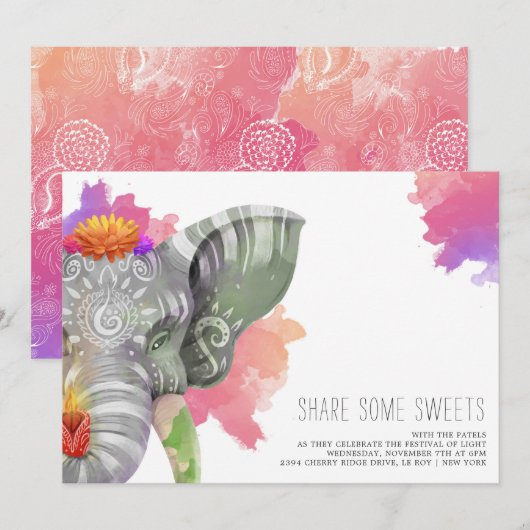 Modern Elegant Diwali Festival (Voorkant / Achterkant)