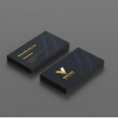 Modern Elegant Donker Visitekaartje