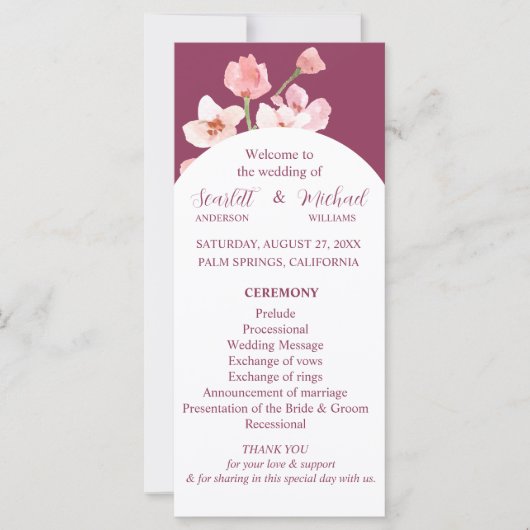 Modern Elegant Earthy Floral Arch (Voorkant)