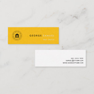 Modern Elegant Eenvoudig Aangepast Bedrijf Logo &  Mini Visitekaartje