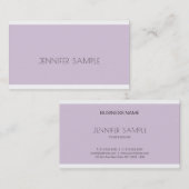 Modern elegant eenvoudig design, luxe, brutaal visitekaartje (Voorkant / Achterkant)