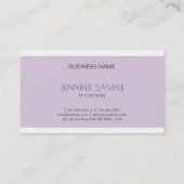 Modern elegant eenvoudig design, luxe, brutaal visitekaartje (Achterkant)