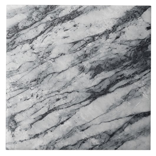 Modern & Elegant Eenvoudig Klassiek Marmer Chic Gr Tegeltje (Voorkant)