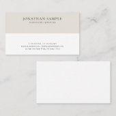 Modern Elegant Eenvoudig Ontwerp Professioneel Aan Visitekaartje (Voorkant / Achterkant)