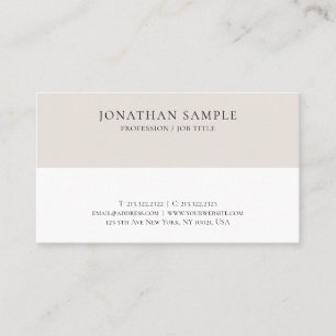 Modern Elegant Eenvoudig Ontwerp Professioneel Aan Visitekaartje