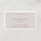 Modern Elegant Eenvoudig Ontwerp Trend Kleuren Sja Visitekaartje (Achterkant)