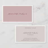Modern Elegant Eenvoudig Ontwerp Trend Kleuren Sja Visitekaartje (Voorkant / Achterkant)