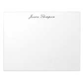 Modern Elegant Eenvoudig Professioneel Notitieblok (Voorkant)