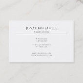 Modern Elegant Eenvoudig Professioneel Ontwerp Sja Visitekaartje (Voorkant)