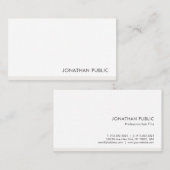 Modern Elegant Eenvoudige Professionele Sjabloon C Visitekaartje (Voorkant / Achterkant)