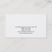 Modern Elegant Electrical Engineer Visitekaartje (Achterkant)