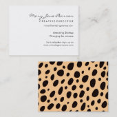 Modern, elegant en eenvoudig opstarten visitekaartje (Voorkant / Achterkant)