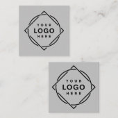 MODERN, ELEGANT EN VIERKANTE VISITEKAARTJE (Voorkant / Achterkant)