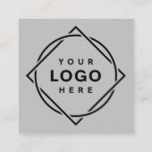 MODERN, ELEGANT EN VIERKANTE VISITEKAARTJE (Achterkant)