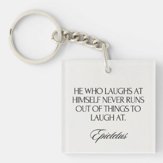 Modern Elegant Epictetus Stoic Chic Sleutelhanger