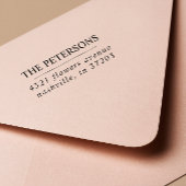 Modern Elegant familienaam serif bruiloft Zelfinktende Stempel