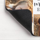 Modern Elegant Family 6 Photo Collage Keepsake Muismat (Hoek)