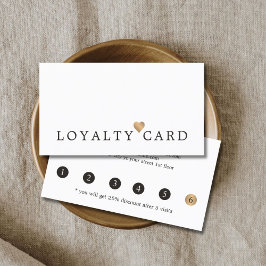 Modern Elegant Faux Gold Heart Beauty Loyalty