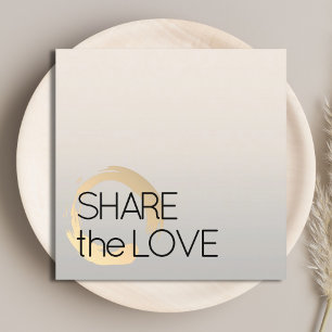 Modern Elegant Faux Gold Silver Beauty Aanbevelingskaartje