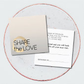 Modern Elegant Faux Gold Silver Beauty Aanbevelingskaartje