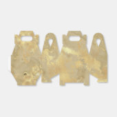 Modern Elegant Faux Gold Waterverf Marble Pattern Bedankdoosjes (Uitgevouwen)