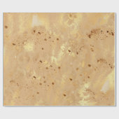 Modern Elegant Faux Gold Waterverf Marble Pattern Cadeaupapier (Vlak)
