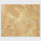 Modern Elegant Faux Gold Waterverf Marble Pattern Cadeaupapier (Vlak)