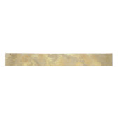 Modern Elegant Faux Gold Waterverf Marble Pattern Satijnen Lint (Voorkant)
