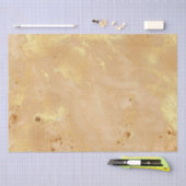 Modern Elegant Faux Gold Waterverf Marble Pattern Tissuepapier (Craft)