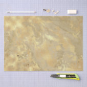Modern Elegant Faux Gold Waterverf Marble Pattern Tissuepapier (Craft)