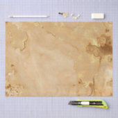 Modern Elegant Faux Gold Waterverf Marble Pattern Tissuepapier (Craft)